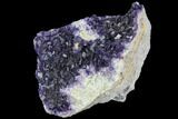 Purple Cubic Fluorite Crystal Cluster - Morocco #108716-1